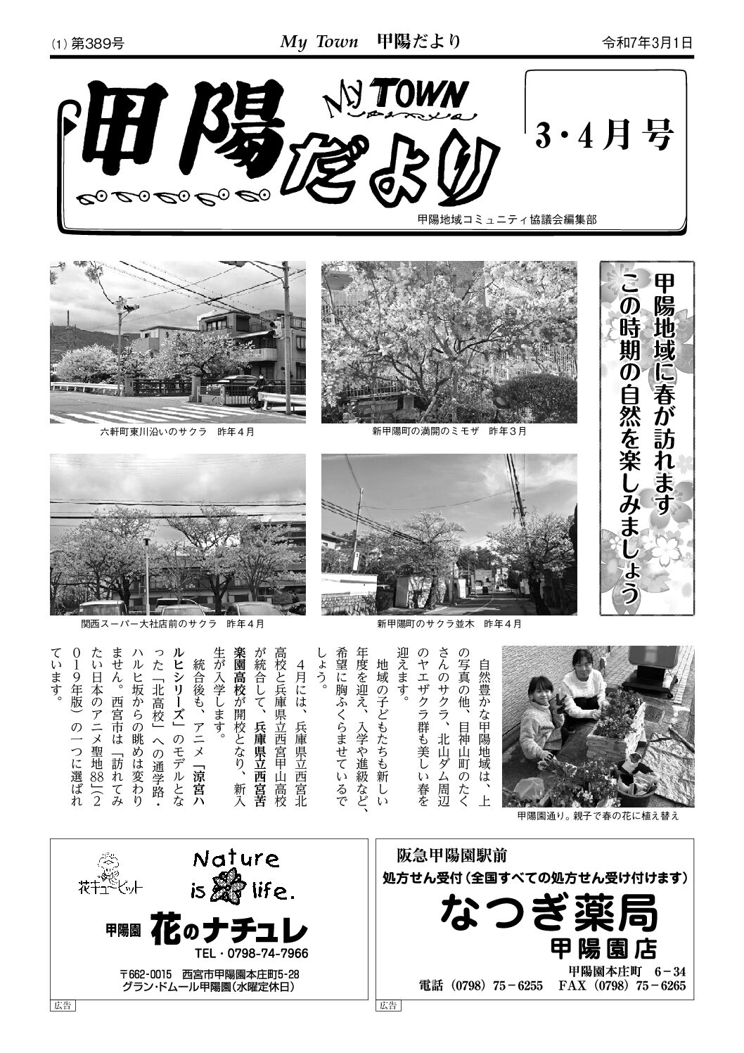 2025年3･4月 甲陽 表紙