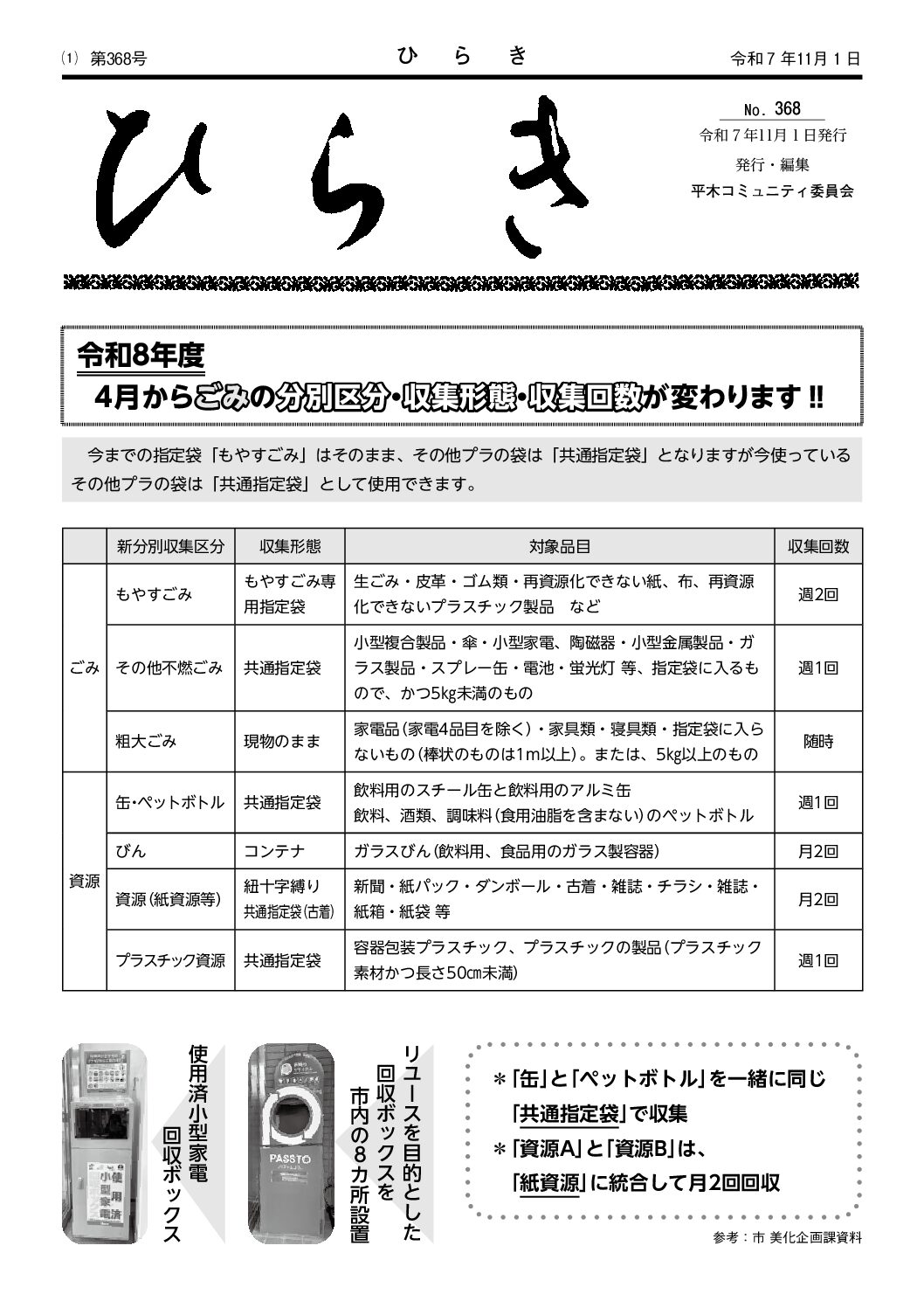 2025年11・12月号 平木 表紙